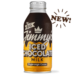 Bottle of 'The Big Jimmy's' iced chocolate milk.