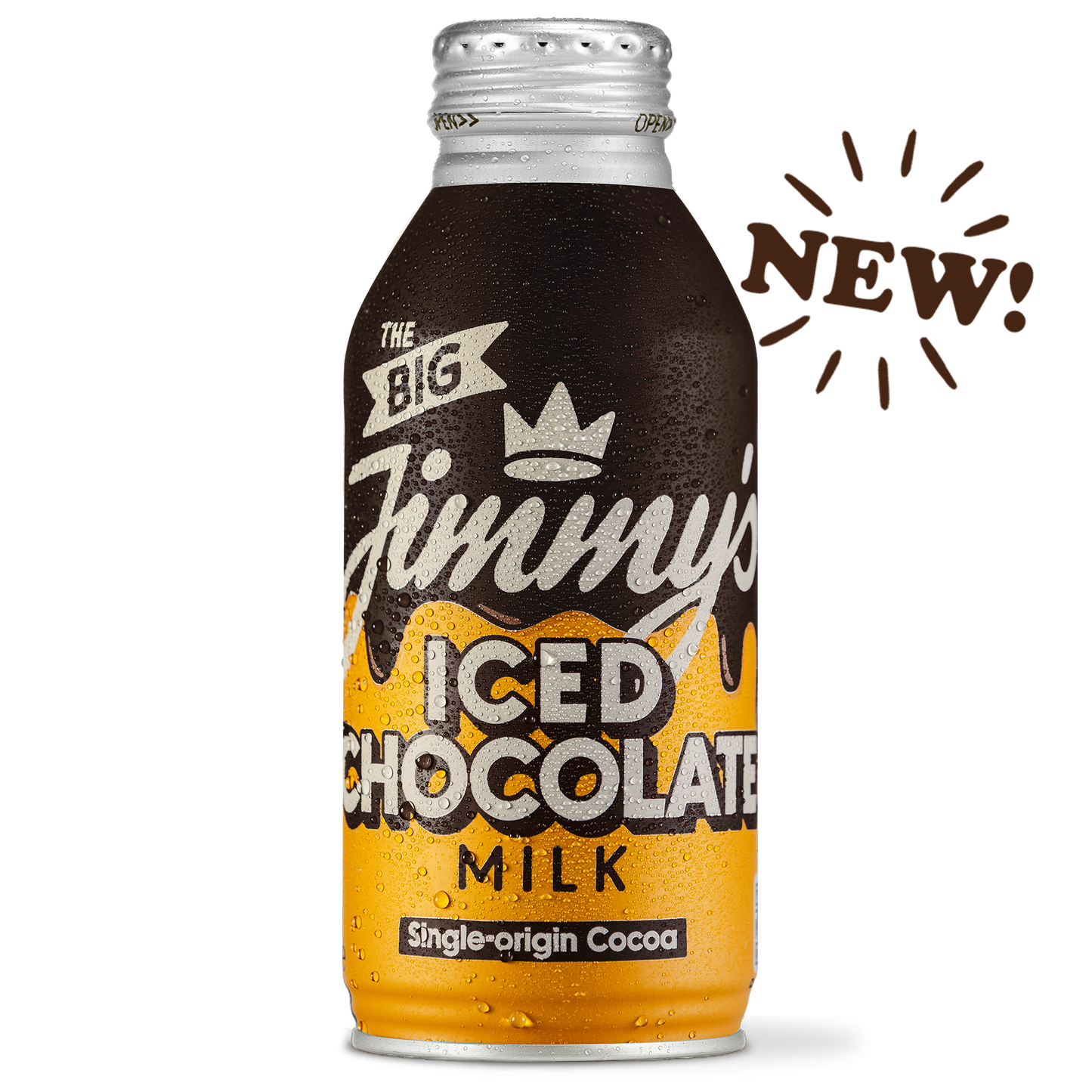 Bottle of 'The Big Jimmy's' iced chocolate milk.