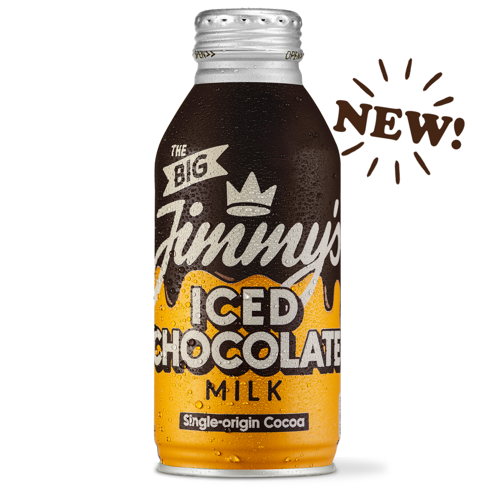 Bottle of 'The Big Jimmy's' iced chocolate milk.