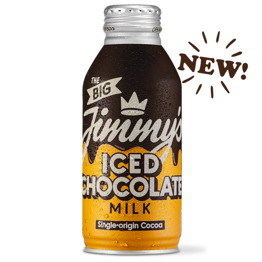 Bottle of 'The Big Jimmy's' iced chocolate milk.