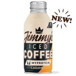 New: Jimmy's Iced Coffee x Myprotein Caramel 380ml BottleCan