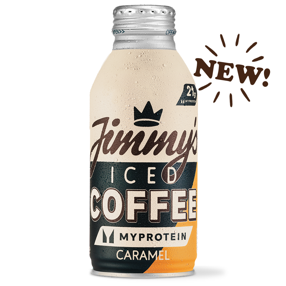 New: Jimmy's Iced Coffee x Myprotein Caramel 380ml BottleCan