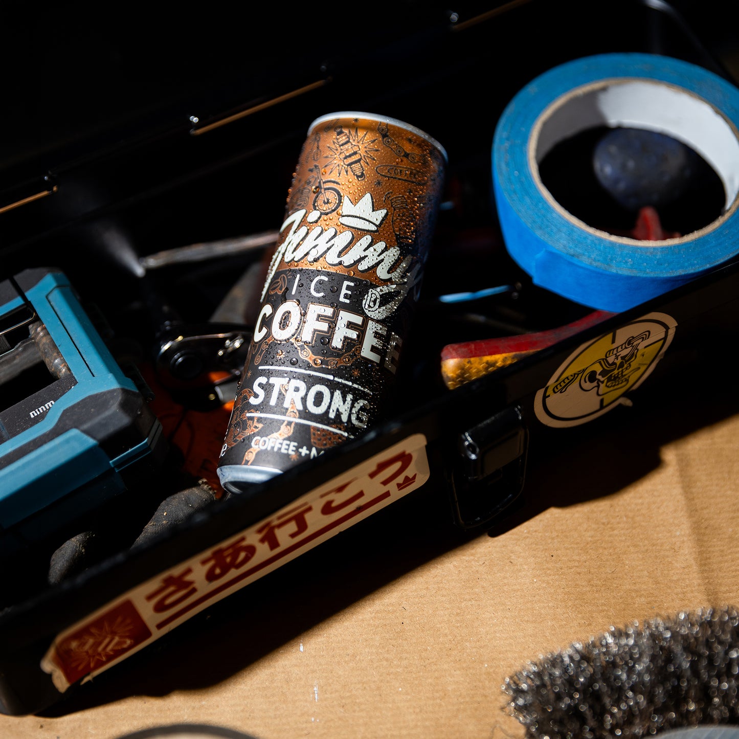 Metal Stickered Toolbox
