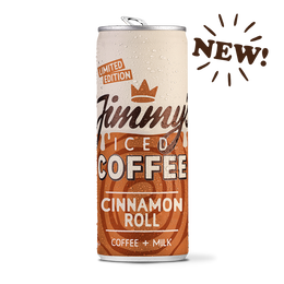 Jimmy's Iced Coffee Limited Edition Cinnamon Roll Iced Coffee Can