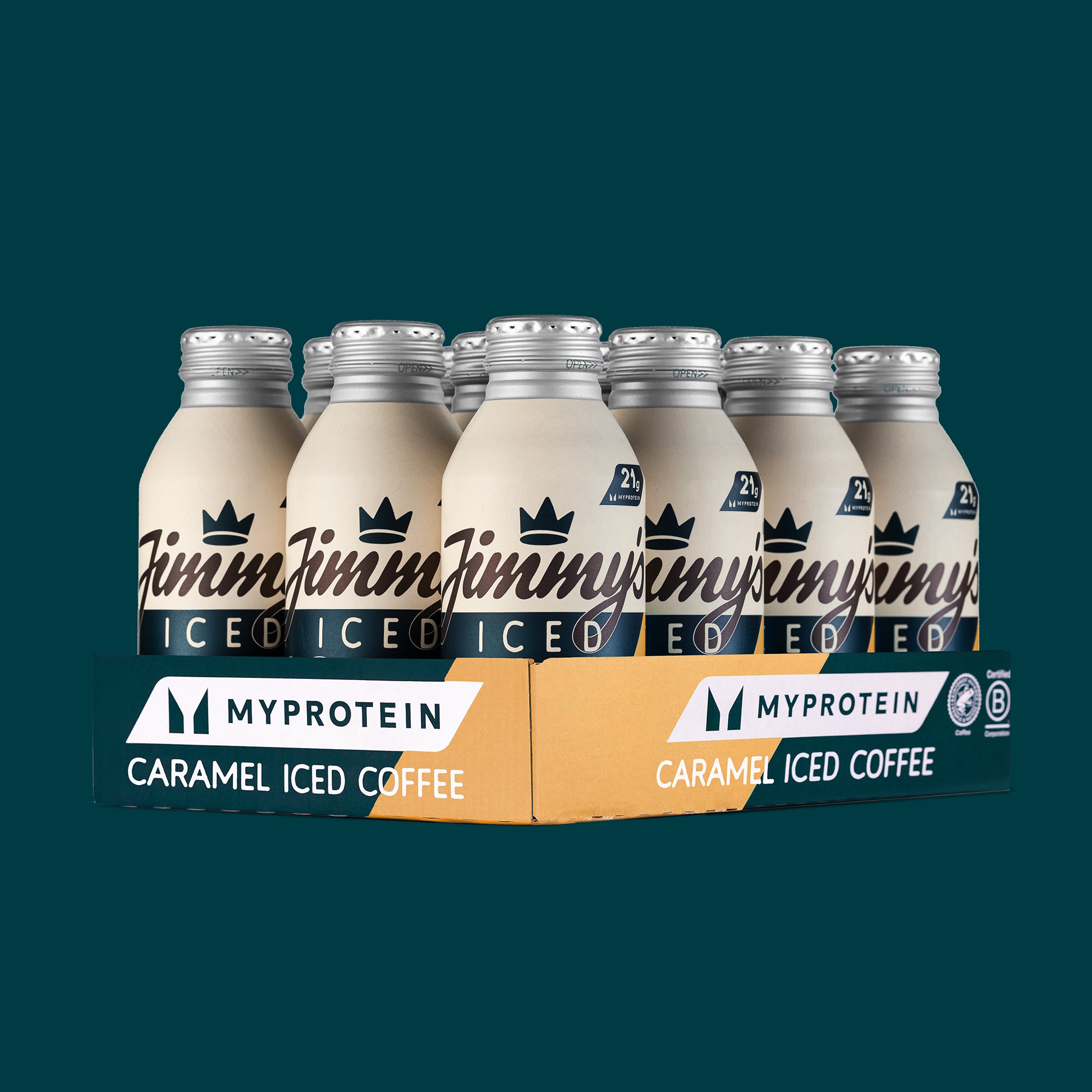 Jimmy's Iced Coffee x Myprotein Caramel 380ml Case of 12