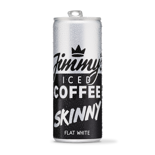 Jimmy's Iced Coffee Skinny Flat White 250ml SlimCan